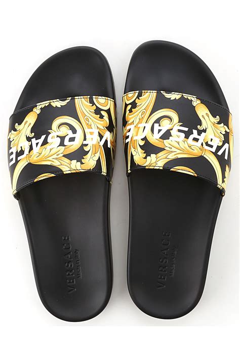 mens versace slides replica|versace flip flops men's.